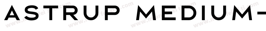 Astrup Medium字体转换